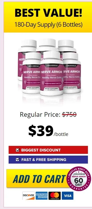 Buy NerveArmor 6 Bottles